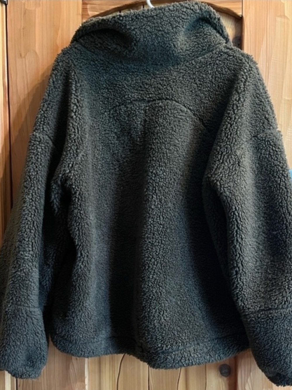 Lululemon Olive Green Teddy Zip-Up Jacket - Picture 5 of 10